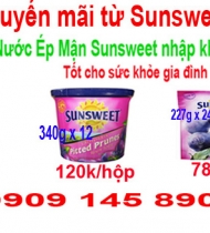 Nước ép Mận Prune Juice 100% Sunsweet HCM trị táo bón